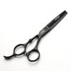 5.5/6-inch professional hairdressing set with stainless steel sharp scissors, suitable for hairdressers and hair salons (6-in thinning scissors) view 3