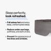 Dore & Rose Deep Sleep Mask Light Blocking, 23 Momme Mulberry Silk Eye Mask, Ultra Soft, Adjustable - Travel Sleeping Mask for Men & Women - Charcoal view 2