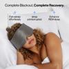 Dore & Rose Deep Sleep Mask Light Blocking, 23 Momme Mulberry Silk Eye Mask, Ultra Soft, Adjustable - Travel Sleeping Mask for Men & Women - Charcoal view 4