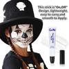 Go Ho Clown White Face Paint Washable,Water Based Cream White Face Body Paint Highly Pigmented,Smooth,Halloween Cosplay SFX Mime Vampire Skeleton Zombie Makeup view 4
