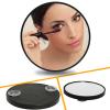 30X Magnifying Mirror, Small Magnifying Mirror with Suction Cup and Tweezers, Travel Mganifying Mirror, Compact Makeup Mirror Set for Plucking Eyebrows, Vanity Mirror, Magnifying Makeup Mirror Black view 2