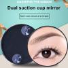 30X Magnifying Mirror, Small Magnifying Mirror with Suction Cup and Tweezers, Travel Mganifying Mirror, Compact Makeup Mirror Set for Plucking Eyebrows, Vanity Mirror, Magnifying Makeup Mirror Black view 3
