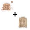 200 Pcs Long Cotton Swabs (Single Round Tip) + 200 Pcs Long Cotton Swabs (Double Pointed Tip) view 1