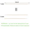 200 Pcs Long Cotton Swabs (Single Round Tip) + 200 Pcs Long Cotton Swabs (Double Pointed Tip) view 3