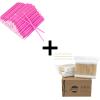300 Pcs Microswabs + 500 Pcs Pointed Cotton Swabs view 1