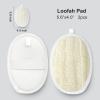 ARTMUJOHN Premium Natural loofah exfoliating Scrubber Combo Set, 1 Pack Back Scrubber loofah - 2 Pack Loofah pad - 5 Pack Facial loofah - Loofah Set (Gift Box-Packed), Bathe loofah,Gift for Women view 4