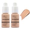 2 Pack PHOERA Foundation,Full Coverage Foundation,Concealer Foundation Full Coverage Flawless New 30ml PHOERA 24HR Matte Oil Control Concealer(103 Warm peach view 1