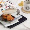 LEVLO London Travel Gift British Theme Cosmetic Bag England Souvenir Gift United Kingdom Make Up Zipper Pouch Bag (London Tote) view 3