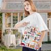 LEVLO London Travel Gift British Theme Cosmetic Bag England Souvenir Gift United Kingdom Make Up Zipper Pouch Bag (London Tote) view 4