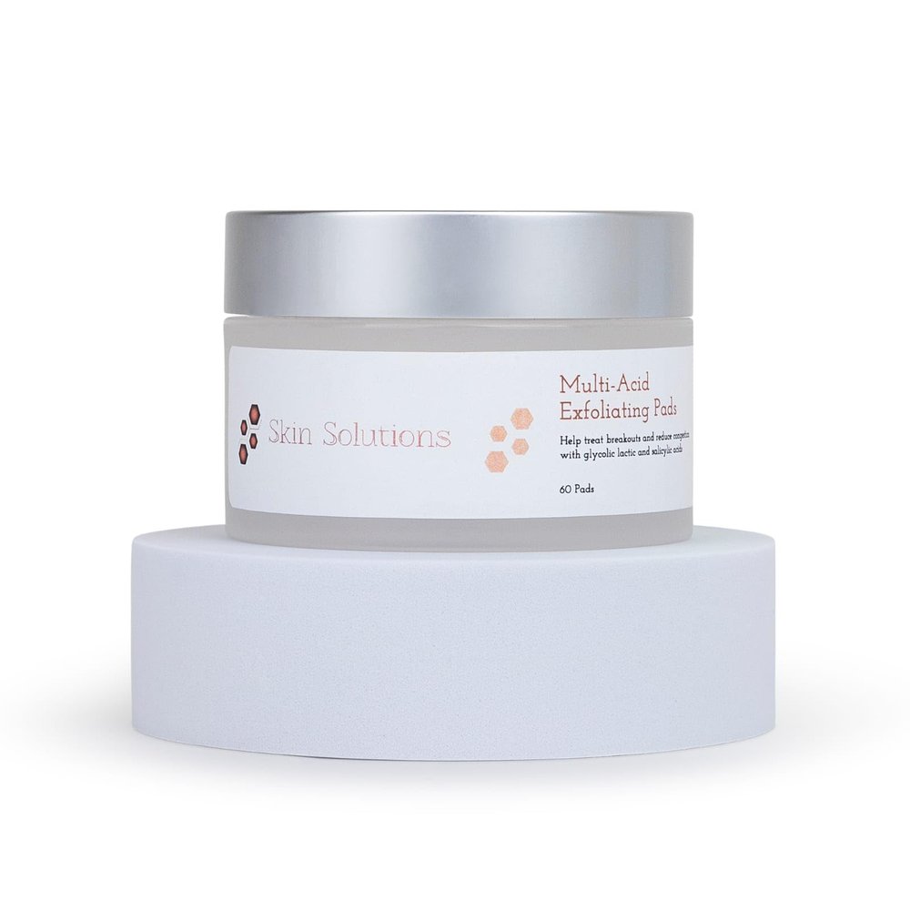 multi acid gentle exfoliating pads for face