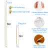 200 Pcs Long Cotton Swabs (Pointed Tip) + 300 Pcs Micro Swabs For Eyelash Extension view 2