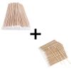 200 Pcs Long Cotton Swabs (Pointed Tip) + 600 Pcs Extra Thin Pointed Cottion Swabs view 1
