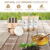 LA Toiletries  Travel Size Toiletries Kit 300 Pack - 100 Round Soaps, 100 Shampoo, and 100 Body wash - Scent of the Ocean - Perfect for Travelers, Guesthouses, Spas, and Gyms view 2