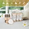 LA Toiletries  Travel Size Toiletries Kit 300 Pack - 100 Round Soaps, 100 Shampoo, and 100 Body wash - Scent of the Ocean - Perfect for Travelers, Guesthouses, Spas, and Gyms view 4