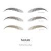 Bliss and Beyond USA Waterproof Eyebrow Tattoo Sticker - Valued Set of 5 Sheets - Long-Lasting, Natural-Looking Fake Eyebrow for Bald Spots, Alopecia, Ongoing Chemo, Cancer gift. | Same Size eyebrow view 2