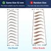 Bliss and Beyond USA Waterproof Eyebrow Tattoo Sticker - Valued Set of 5 Sheets - Long-Lasting, Natural-Looking Fake Eyebrow for Bald Spots, Alopecia, Ongoing Chemo, Cancer gift. | Same Size eyebrow tattoo stickers | Hairloss Solution (Natural Hollyw view 4