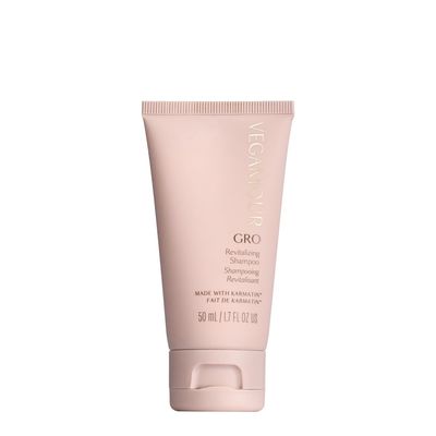 VEGAMOUR GRO Revitalizing Shampoo, Support Thicker, Fuller Looking Hair, Shampoo Formulated Without Sulfates for Thinning Hair with Vegan Keratin, Natural Citrus Scent (1.6 fl. oz.)