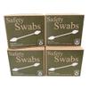 4 Packs Safety Cotton Swabs with Large Tips, Baby Cotton Buds 432pcs view 1