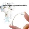 4 Packs Safety Cotton Swabs with Large Tips, Baby Cotton Buds 432pcs view 3