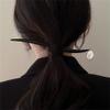 16.8cm Chinese Style Natural Irregular Pearl Hair Sticks Geometric Hair Pins and Clips view 2