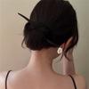 16.8cm Chinese Style Natural Irregular Pearl Hair Sticks Geometric Hair Pins and Clips view 3