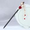 18cm Vintage Flower Tassel Hairpin Hair Stick Costume Chinese Hanfu Hair Accessories view 2