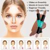Contour Stick, 2Pcs Dual-Ended Highlighter Makeup Pen & Contouring Stick for Face Shaping, Long Lasting Waterproof Cream Bronzer & Highlight Sticks Make Up Kit for All Skin Tones(01# + 03#) view 4