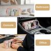Buminee Clear Pouch, Makeup Bag, 6.6"x2.3"x4.7" TSA Approved Toiletry Bag-1 Pack All Clear view 3