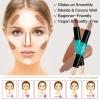 Contour Stick, 2Pcs Dual-Ended Highlighter Makeup Pen & Contouring Stick for Face Shaping, Long Lasting Waterproof Cream Bronzer & Highlight Sticks Make Up Kit for All Skin Tones (01# + 02#) view 4