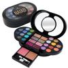 Color Nymph Travel Makeup Palette with Mulit-Colors Eyeshadows,Concealer, Body Glitter,Lip Glosses,Blush,Highlighter,Makeup Applicators And Mirror view 1