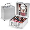 Color Nymph Beginner Makeup Kit For Teens With The Small Cosmetic Train Case Included 24-Colors Eyeshadow Palette Blushes Bronzer Highlighter Lipstick Brushes Mirror(Silver) view 1