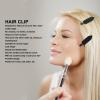 21PCS Creaseless Makeup Hair Clip, Styling Black Leaf Shaped Hair Barrettes, for Home Salon Hairstyle Bangs Application view 2