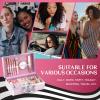 Color Nymph Girls Makeup Kits For Teens, Beginners Makeup Kit All In One Makeup Set For Teenager Full Kit Girls Make Up Kit With Train Case 18 color eyeshadow 4 color glitter & lipgloss - Pink view 4