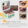 Color Nymph Beginner Makeup Kit For Teens With The Small Cosmetic Train Case Included 24-Colors Eyeshadow Palette Blushes Bronzer Highlighter Lipstick Brushes Mirror(Green) view 4