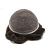 Hair Wonders Toupee For Men Hair Piece Real Human Hair Full Swiss Lace Men Toupee Hair Replacement System Hairpiece For Men Protesis Capilar Para Hombre8x10 Medium light density 2# DARKEST BROWN view 4