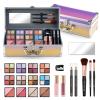 Color Nymph Girls Makeup Kit for Teen | Full Starter Cosmetics Makeup Set With Train Case | Included 32 Colors Eyeshadow, Bronzer, Contour Powder, Blush, Highlighter, Lip Gloss (Pink) view 1