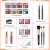 Color Nymph Girls Makeup Kit for Teen | Full Starter Cosmetics Makeup Set With Train Case | Included 32 Colors Eyeshadow, Bronzer, Contour Powder, Blush, Highlighter, Lip Gloss (Pink) view 2