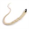 28 inch Breathable Comfortable Long Fishtail Braid Wrap Around Ponytail Extension Synthetic Daily use Halloween Party (Color : Beige) view 1