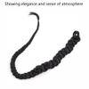 28 inch Breathable Comfortable Long Fishtail Braid Wrap Around Ponytail Extension Synthetic Daily use Halloween Party (Color : Beige) view 3