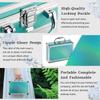 Color Nymph Beginner Makeup Kits For Teens With Train Case Included Full Makeup Kit Eyeshadow Palette Blushes Bronzer Highlighter Lipstick Brushes Mirror (Green) view 3