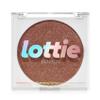 Lottie london Diamond Bounce Highlighter in Rose Gold, Ultra-fine Gel-powder Highlighter with Rose Gold Shimmer for an Icy Iridescent Highlight view 1