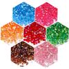 3000 Pieces SS12 3mm Flatback Rhinestones AB Clear Round Gems Crystals for Nail Art DIY Crafts Clothes Shoes Bags Transparent Dark Green AB view 4
