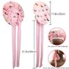 NAIHOD 3 Pieces Hair Bonnets for Women Satin, Butterfly Shower Cap, Soft Elastic Band Sleep Cap, Elastic Band Sleep Cap for Beauty and Hair Care view 2