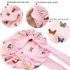 NAIHOD 3 Pieces Hair Bonnets for Women Satin, Butterfly Shower Cap, Soft Elastic Band Sleep Cap, Elastic Band Sleep Cap for Beauty and Hair Care view 3