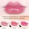 3 Pcs/Set Strawberry, Peach & Aloe Jelly Lipstick Set, Color Changing Lip And Cheek Stain | PH-Activated Temperature Reactive Moisturizing Lipstick for Dry & Mature Lips, Hydrating Long-Lasting Lip view 3