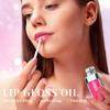 GECOMO Hydrating Lip Glow Oil, Moisturizing Lip Glow Oil, Nourishing Glossy Transparent Lip Oil, Plumping Lip Oil, Lip Balm, Non-sticky Tinted Toot Lip Balm for Lip Care (RASPBERRY) 0.2 OZ view 2