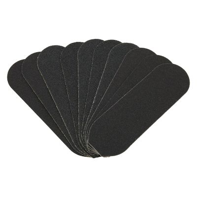 TITA-DONG 10Pcs Foot File Replacement Pads, 13.8x4.5cm Stainless Steel Foot File Refills, Cracked Skin Corns Callus Removal Pedicure File Refill Pads, Coarse Fine Pedicure File Refills