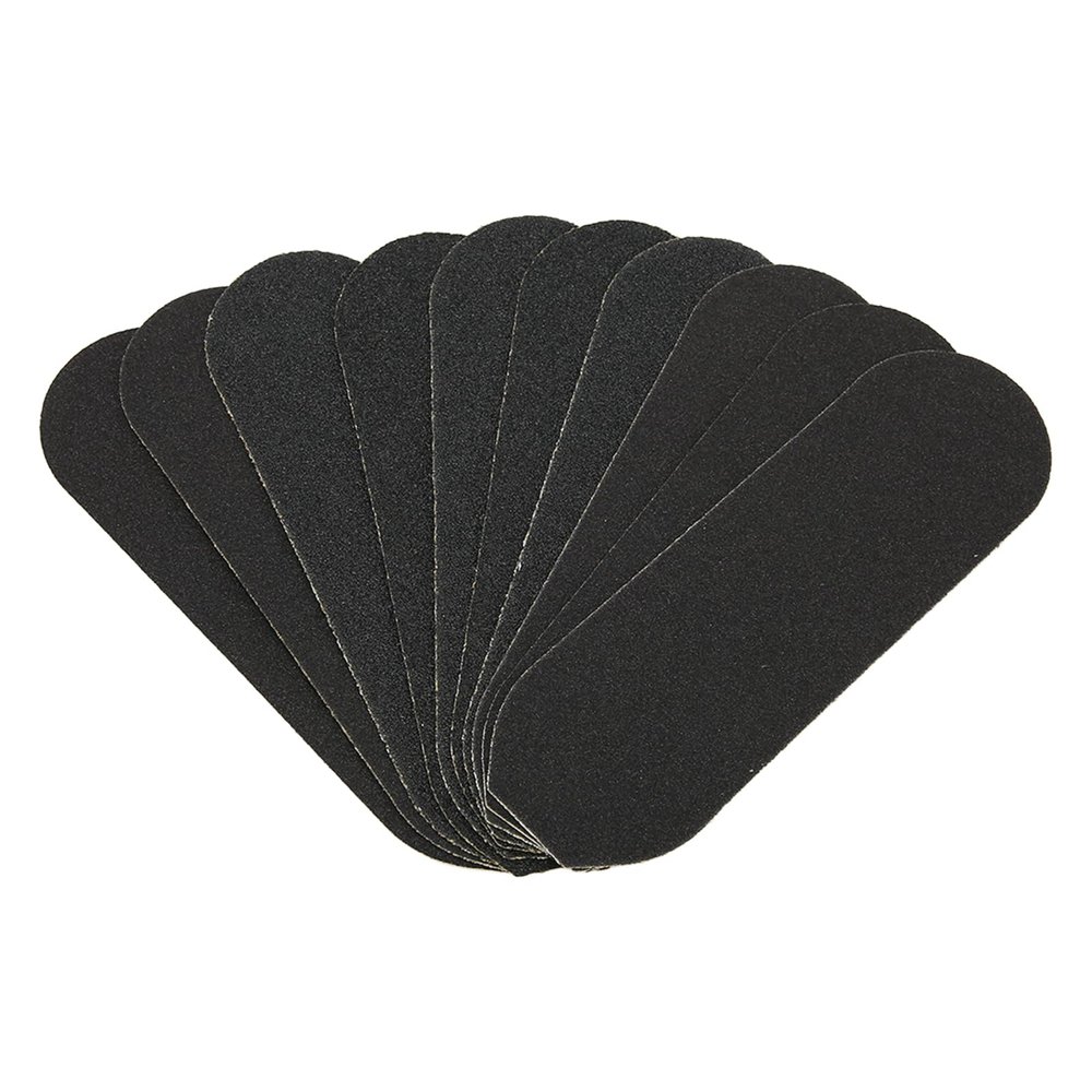 TITA-DONG 10Pcs Foot File Replacement Pads, 13.8x4.5cm Stainless Steel Foot File Refills, Cracked Skin Corns Callus Removal Pedicure File Refill Pads, Coarse Fine Pedicure File Refills