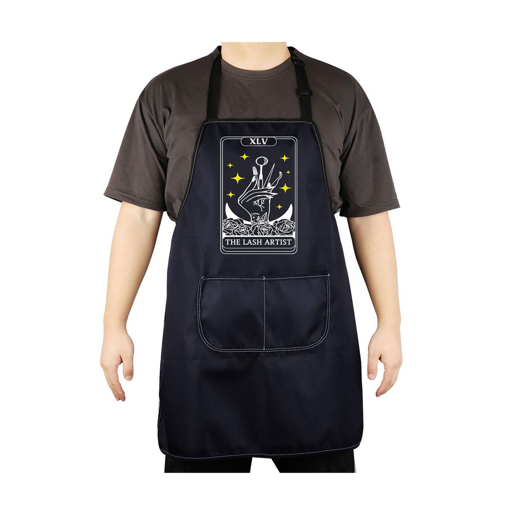 Lash Tech Apron The Lash Artist Tarot Lash Tech Adjustable Apron Beauty Salon Apron (LASH ARTIST apron2)
