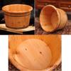 ENWIND Pedicure Foot Spa Pedicure Bowl Spa Massage Wooden Foot Tub,with Lid with Massager (Color : Round, Size : 26cm(10'')) view 4